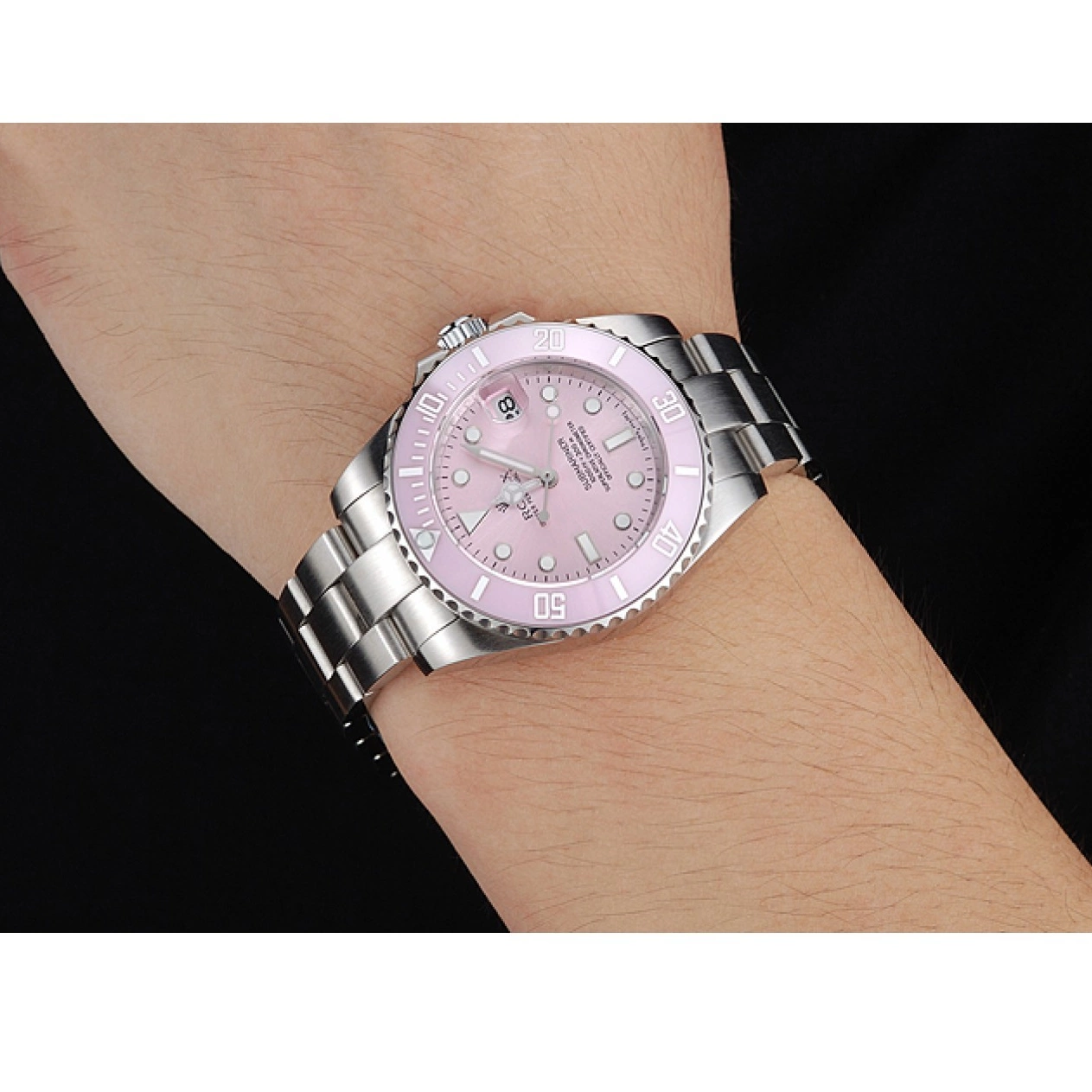 Aaa fake watches Dial Stainless Lilas Steel Submariner 1454155 Rolex Bracelet 0706